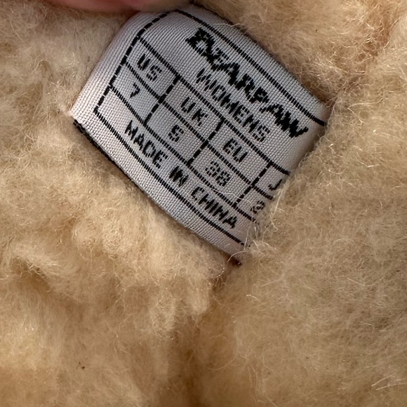 Mint BEARPAW Ophelia Boot Snow Winter Red Suede Leather Shearling Wool Lined - Picture 12 of 14